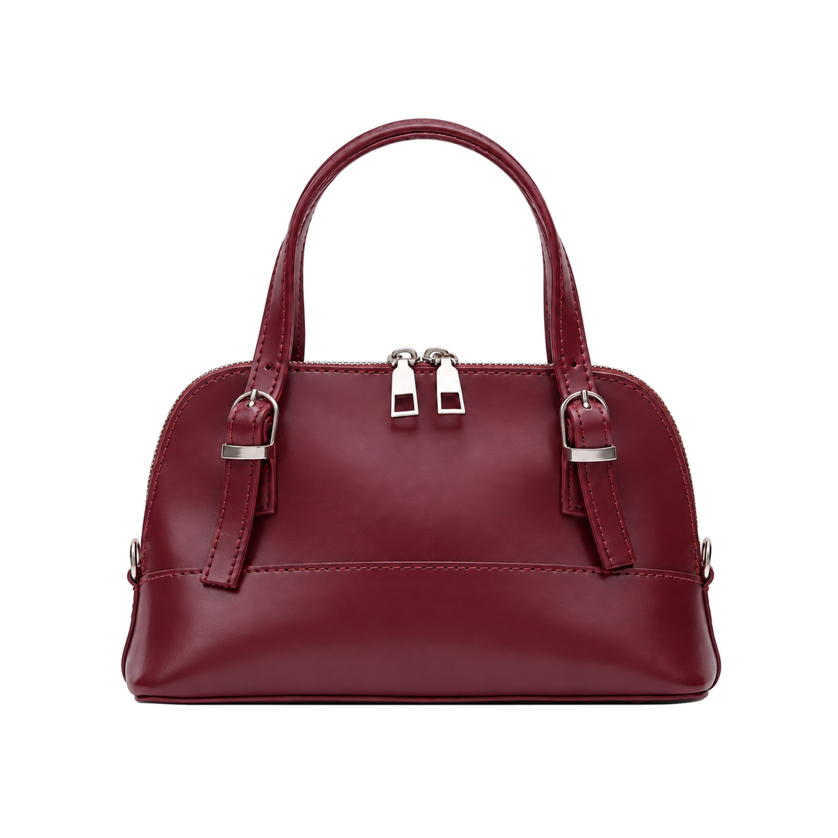 Sac Amélia Élégance bordeaux sur fond blanc