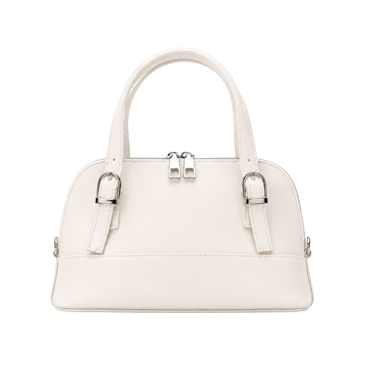 Sac Amélia Élégance Blanc casse sur fond blanc