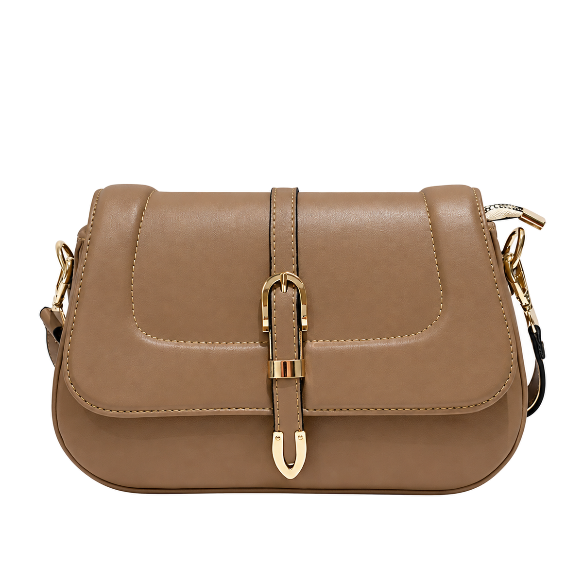 Sac Élégance Dorée Cremy sur fond blanc