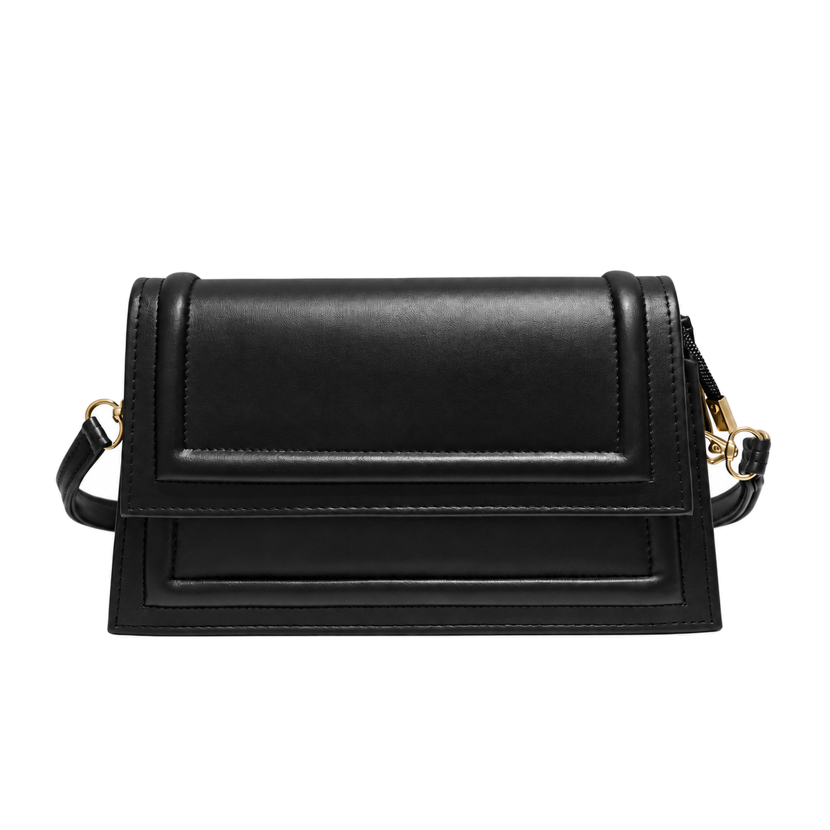 Sac Bandoulière Noir sur fond blanc
