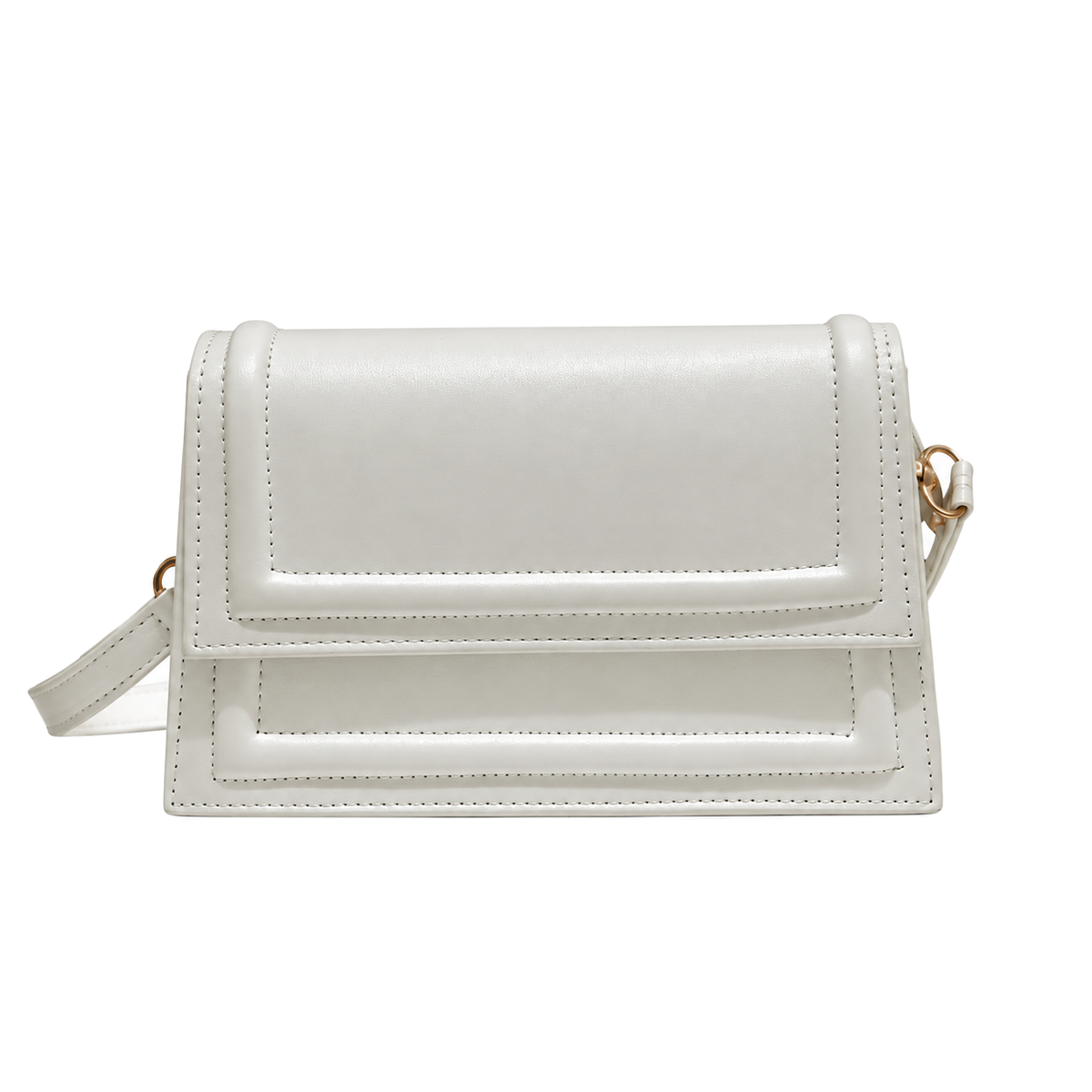 Sac Bandoulière Blanc sur fond blanc