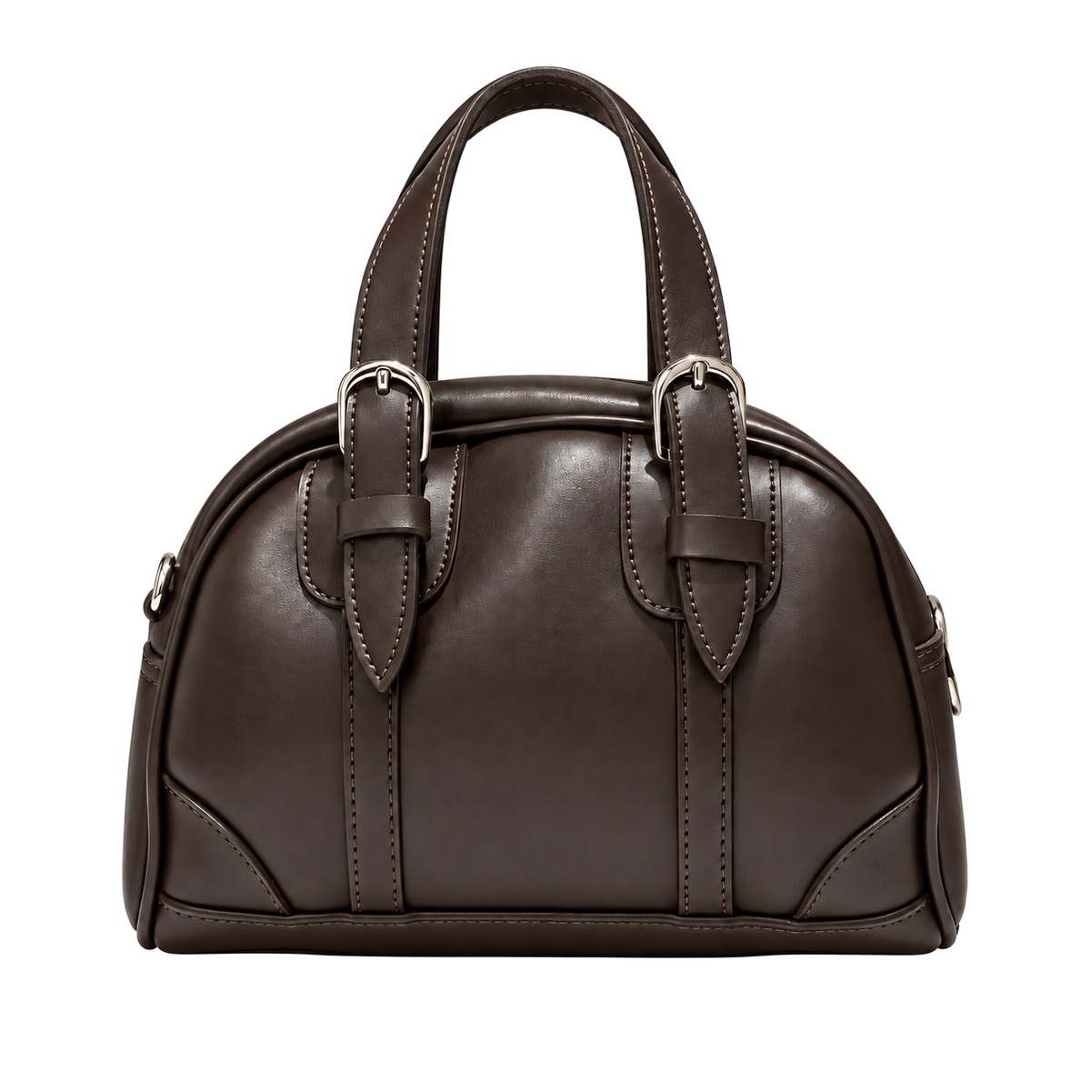 Sac Élise Marron chocolat sur fond blanc