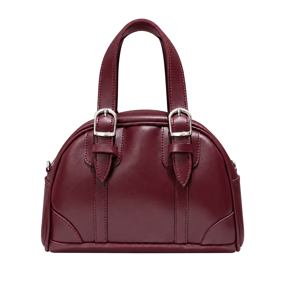 Sac Élise bordeaux sur fond blanc