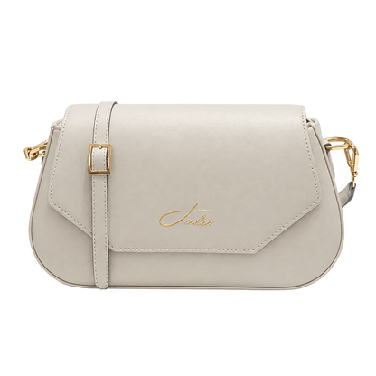 Sac bandoulière femme élégant Beige sur fond blanc