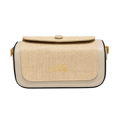 Sac Julia Luxe Beige sur fond blanc