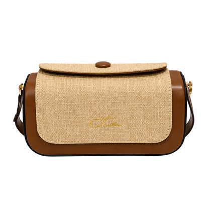 Sac Julia Luxe Marron sur fond blanc