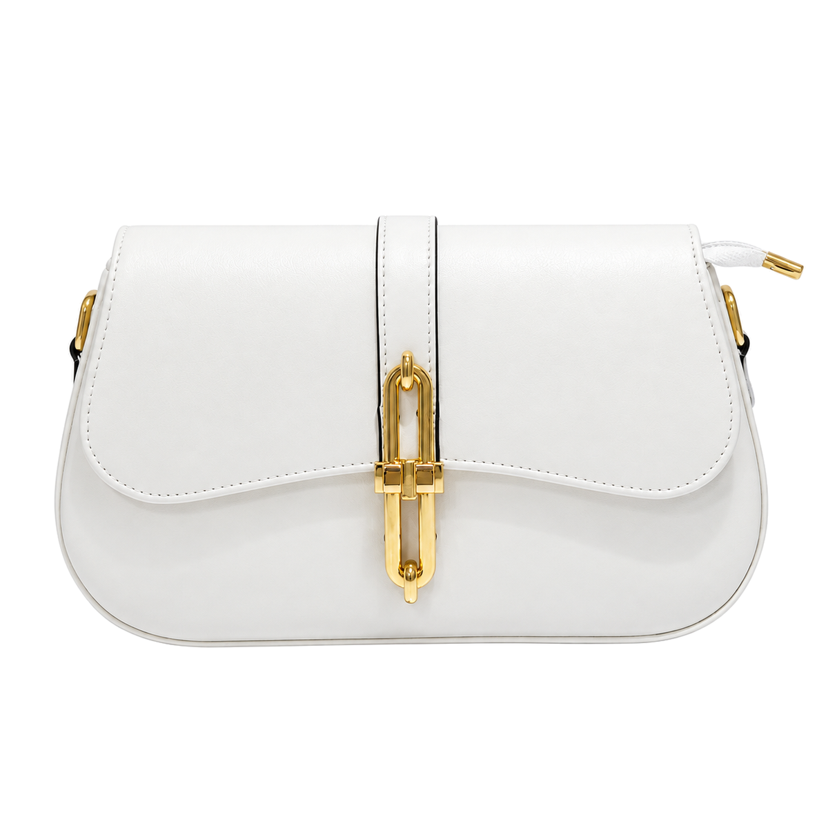 Sac Élégance Signature Blanc sur fond blanc
