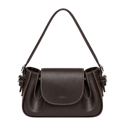 Sac Sofia Élégance Marron chocolat sur fond blanc