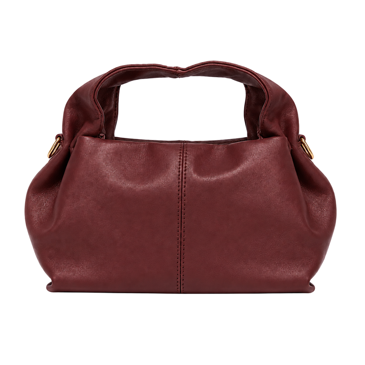 Sac Softy bordeaux sur fond blanc
