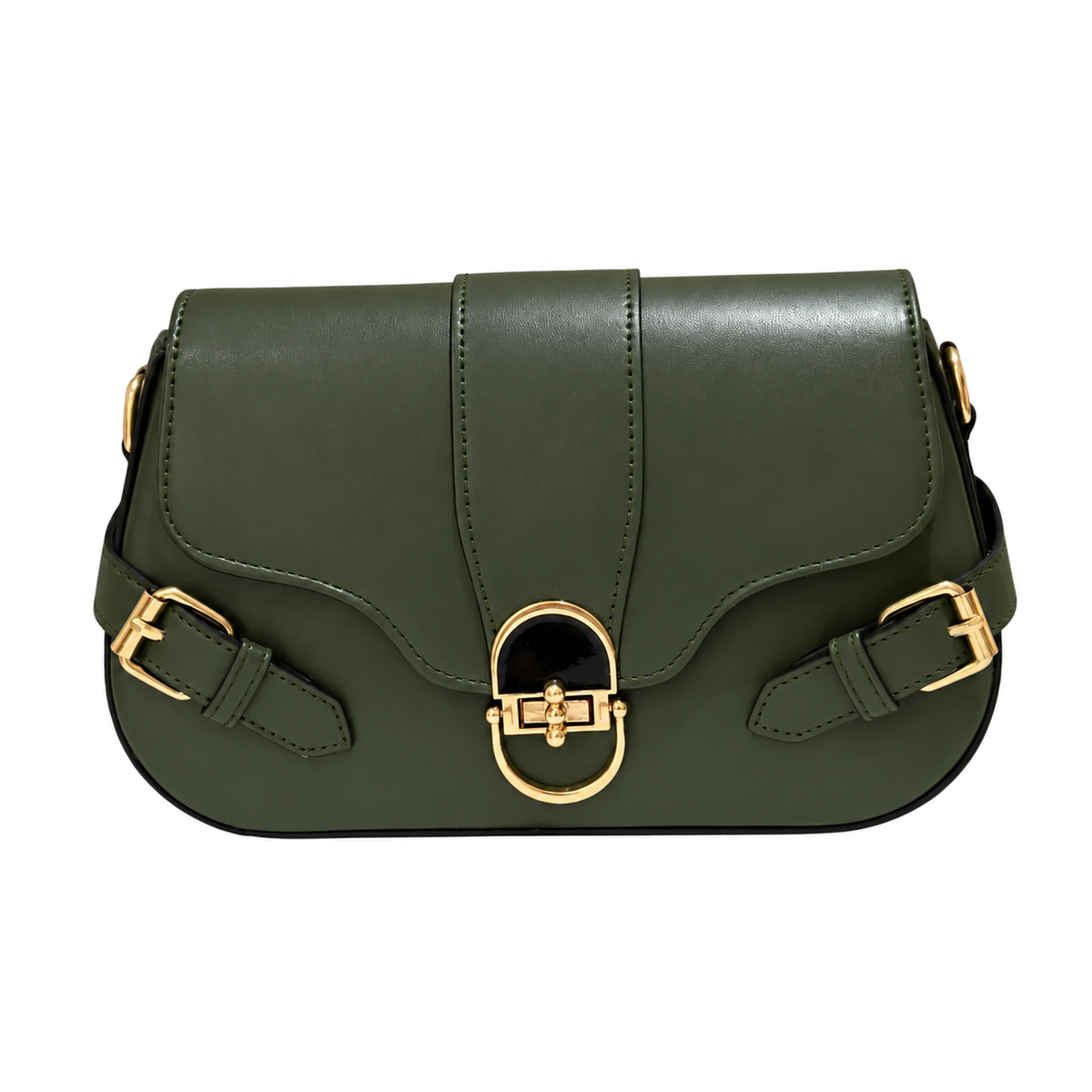 Modèle Stella Classique Vert olive sur fond blanc