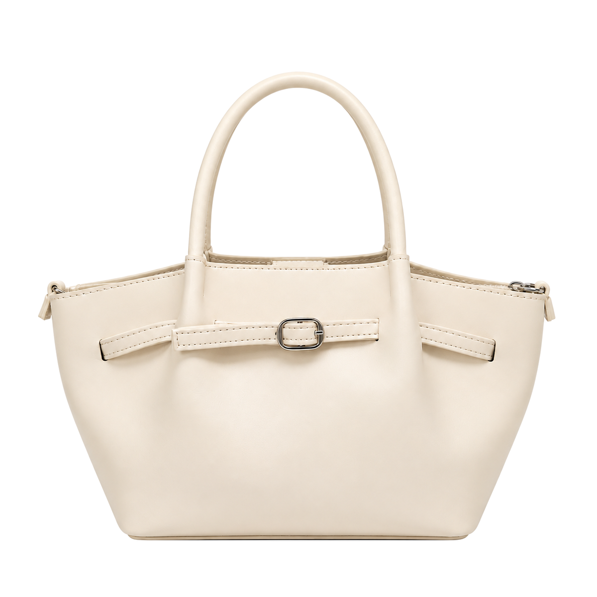 Sac Victoria Élégance Blanc casse sur fond blanc