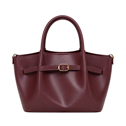 Sac Victoria Élégance bordeaux sur fond blanc